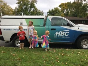 The Ochs’ Kids With The Hbc Truck.